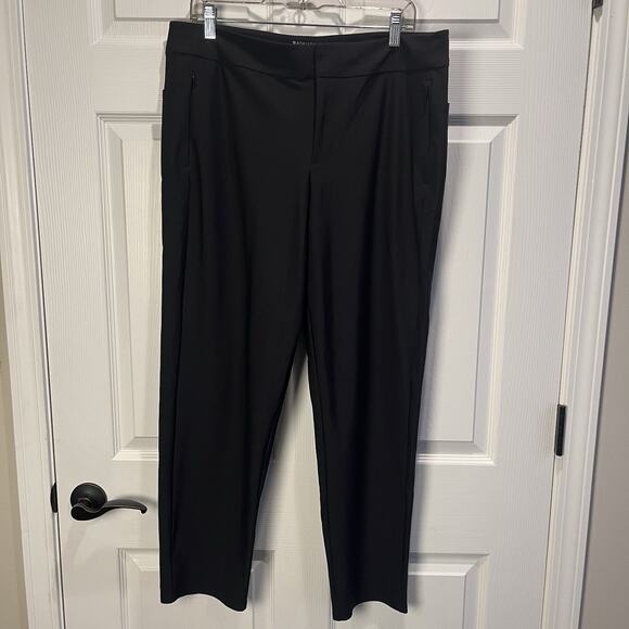 Athleta Pants - Athleta Stellar Skinny Trouser Black Travel Athleisure Size 16 Womens Stretch